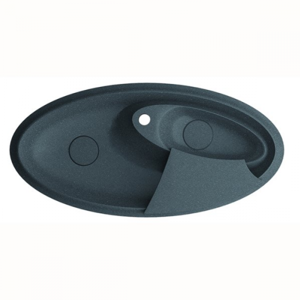 Кухонная мойка MARMORIN Silvanus Black Metalic 500 513 012 черный металлик