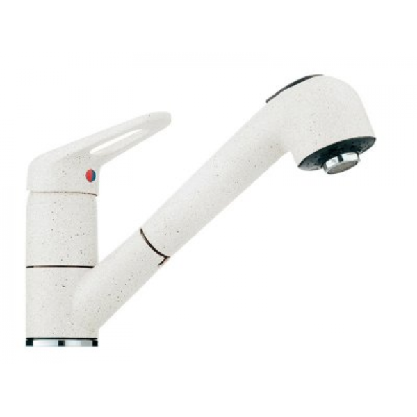 Смеситель для мойки Franke (115.0030.731) белый металлик фрагранит