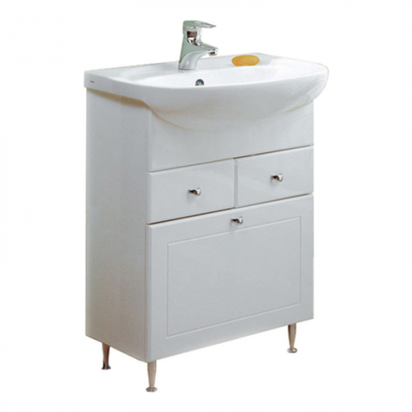 Тумба под умывальник Акватон НОРМА 1A054901NO010 белая