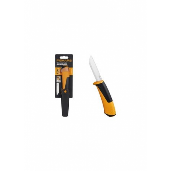 Нож с точилкой FISKARS 1023618