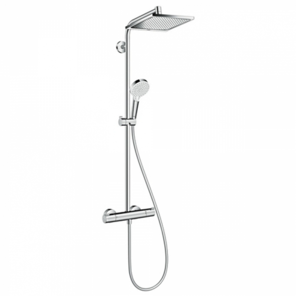 Душевая система Hansgrohe Crometta Е 240 1jet Showerpipe с термостатом 27271000