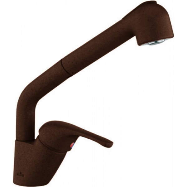 Смеситель Webert MARE (pull-out) granit Brown MA940202 40207