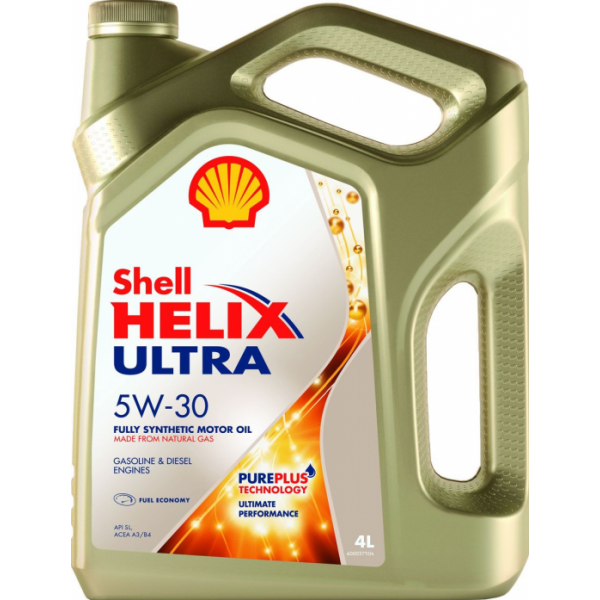 Масло моторное синтетическое SHELL Helix Ultra 5W30 4 л.