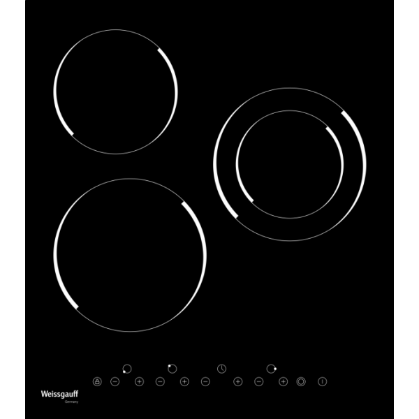 Электрическая варочная панель Weissgauff HVF 431 B
