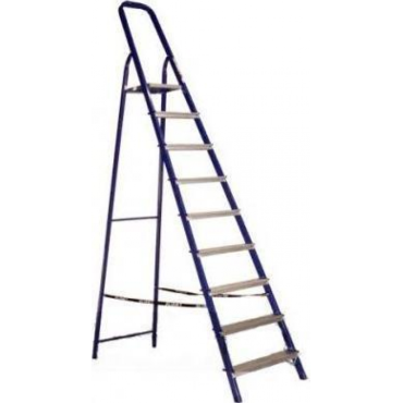 Лестница стремянка АЛЮМЕТ стальная М8409 9 ступеней