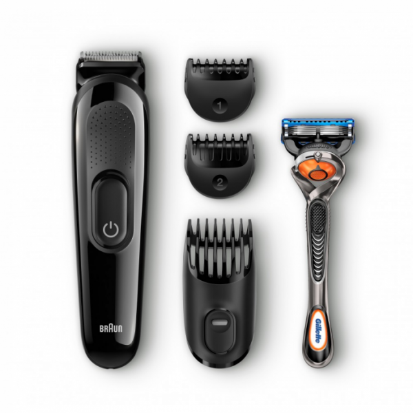 Триммер Braun SK3000 + Бритва Gillette + 1 кассета черный