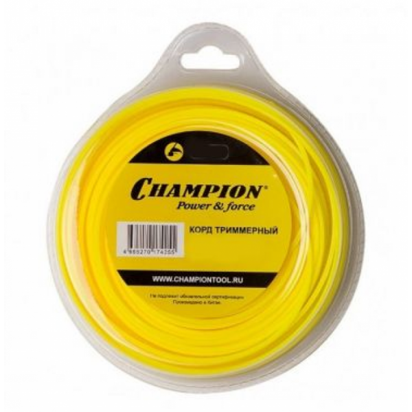 Корд триммерный Champion Star 1.3мм* 15м (звезда) C7074