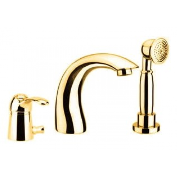 Смеситель на борт ванны Fiore Jafar 47GO5105 золото