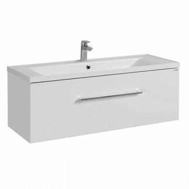 Тумба с раковиной AQUATON 1A1687K2MA010 Мадрид 120 М/ 1A729631AG010 Раковина Айрис 120