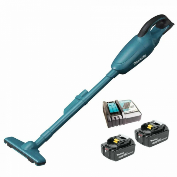 Пылесос аккумуляторный Makita DCL180Z+Набор BL1850Bх2 + DC18RC DCL180Z/191L74-5