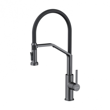 Смеситель Omoikiri Makkari 2 Plus-SB-GM-BL вороненая сталь/черный 4994497 Смеситель Omoikiri Makkari 2 Plus-SB-GM-BL вороненая сталь/черный 4994497