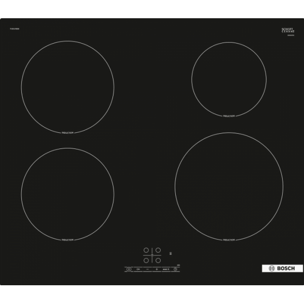 Индукционная варочная поверхность Bosch PUE61RBB6E черный