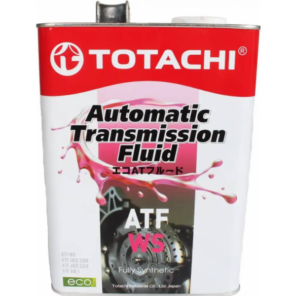 Масло трансмиссионное Totachi AUTO FLUID WS синтетическое 4 л 4562374691308