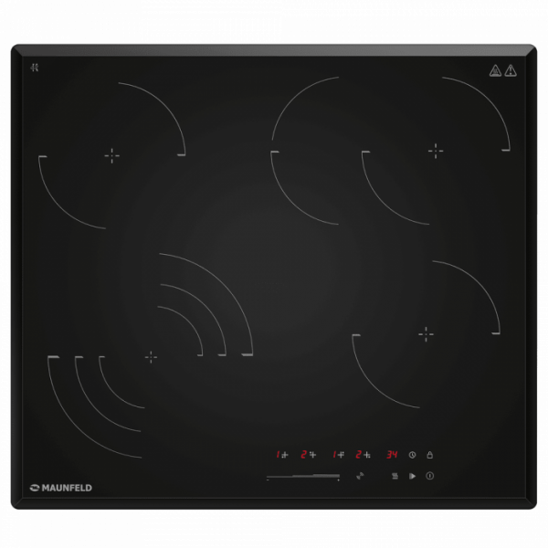 Электрическая варочная панель Maunfeld CVCE594SSMDBK LUX
