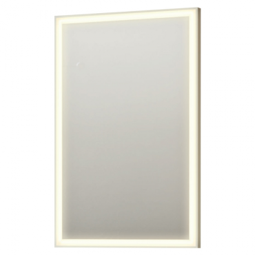 Зеркало ORKA Cube с LED подсветкой белый матовый 3000368