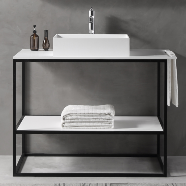 Консоль под раковину Abber Stein AS2631 белая матовая Консоль под раковину Abber Stein AS2631 белая матовая