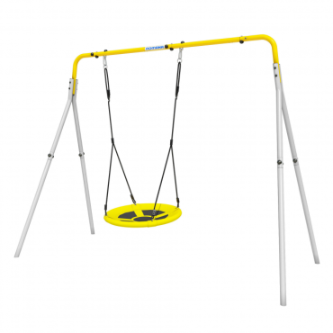 Качели Romana двойные + ГНЕЗДО качели R.103.28.04 серый/жёлтый СГ000006175 Качели Romana двойные + ГНЕЗДО качели R.103.28.04 серый/жёлтый СГ000006175