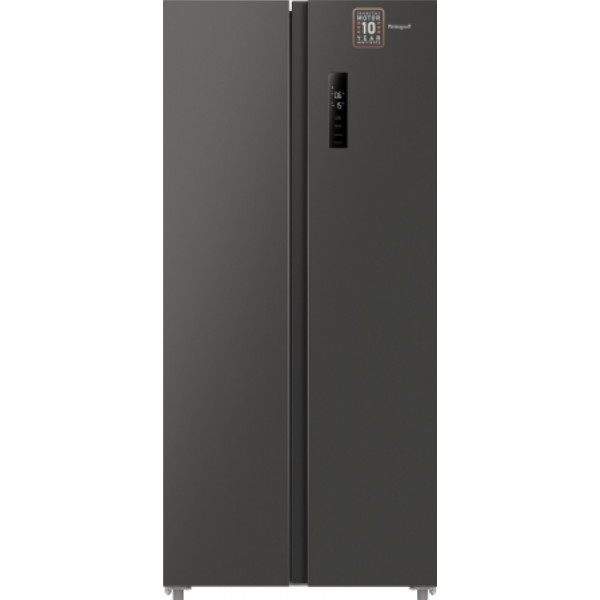 Холодильник Weissgauff WSBS 500 Inverter NoFrost Dark Grey