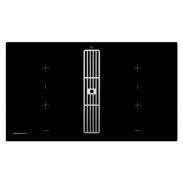 Индукционная варочная панель с вытяжкой Kuppersbusch KMI 9850.0 SR Stainless Steel