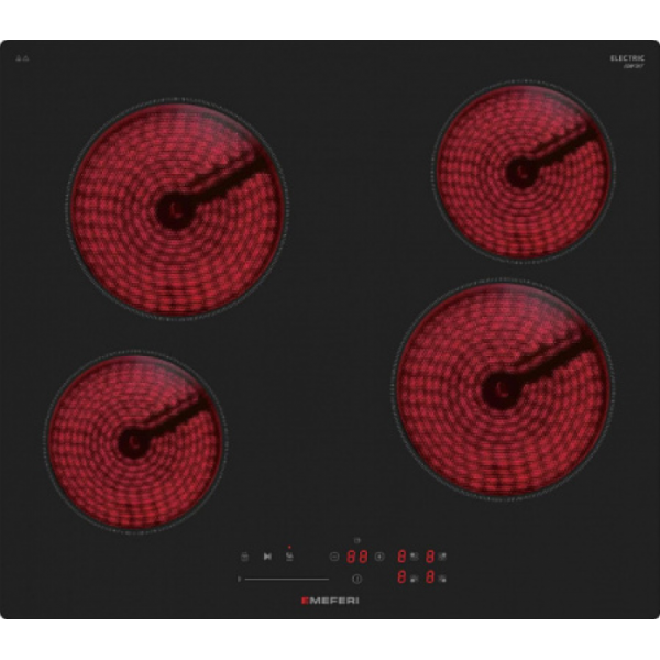 Электрическая варочная панель Meferi MEH604BK COMFORT