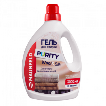 Гель для стирки Maunfeld Purity Wool&Silk 3000мл MWL3000PD