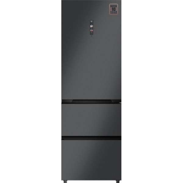 Холодильник Weissgauff WFD 450 Total NoFrost Inverter Dark Grey Built-in