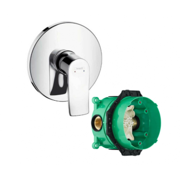 Смеситель для душа Hansgrohe Metris 31685000S (31685000+01800180) хром