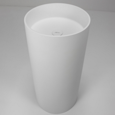 Раковина отдельностоящая Abber Stein AS2516-H белая матовая