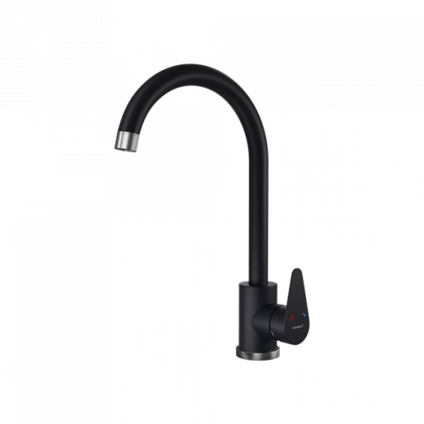 Смеситель для кухни GranFest QUARZ GF-Z-5412 черный