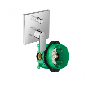 Смеситель для ванны Hansgrohe Vernis Shape 71468000S (71468000+01800180) хром