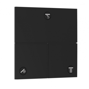 Переключатель потоков Hansgrohe ShowerSelect Comfort E 15573670 черный матовый Переключатель потоков Hansgrohe ShowerSelect Comfort E 15573670 черный матовый