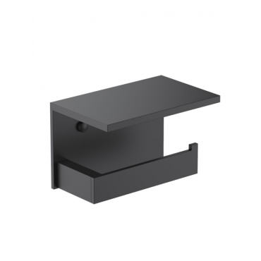 Бумагодержатель с полкой для телефона Timo Petruma 15243/03 черный