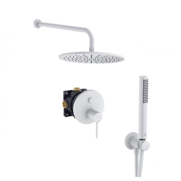 Душевая система Kludi Bozz 386585376 белый матовый Душевая система Kludi Bozz 386585376 белый матовый