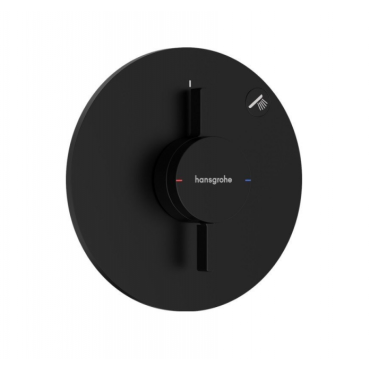 Смеситель для душа Hansgrohe DuoTurn S 75618670 черный матовый Смеситель для душа Hansgrohe DuoTurn S 75618670 черный матовый