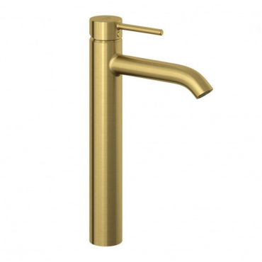 Смеситель для раковины Kludi Bozz 38286N076 золото шлифованное