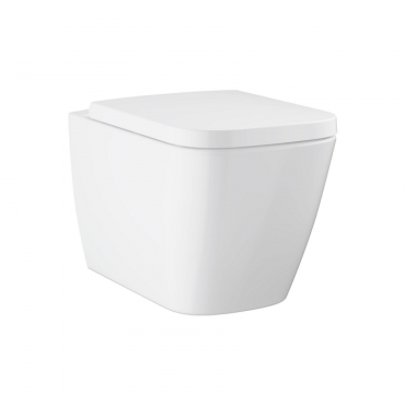 Унитаз подвесной GROHE Bau Edge 106740SH00 с сиденьем белый