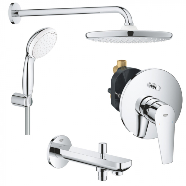 Душевая система GROHE BauEdge 1000190 хром