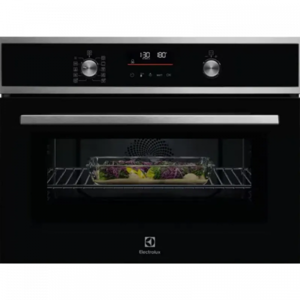 Электрический духовой шкаф Electrolux EVL6E49X черный/серебристый
