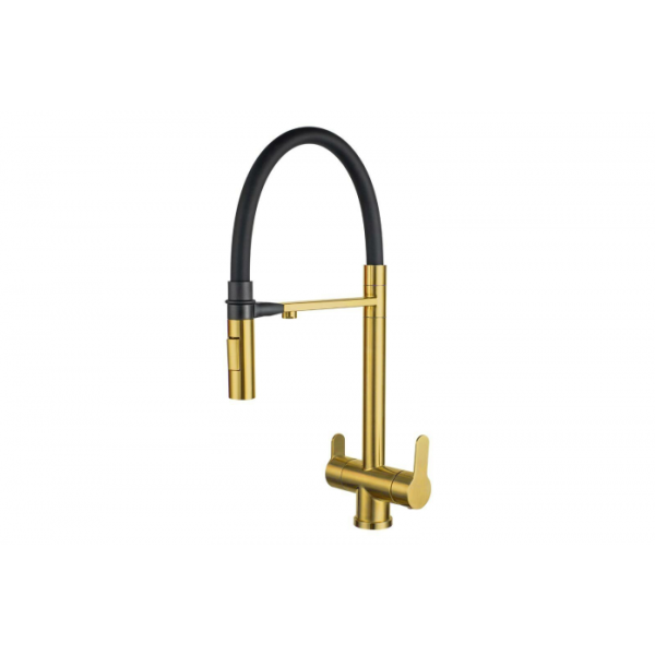 Смеситель для кухни ZorG SZR-3030 GOLD золото