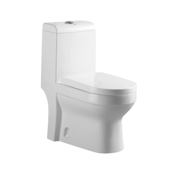 Унитаз моноблок Stella Polar Кадис KN6171000 SP-00001859 с сиденьем, белый