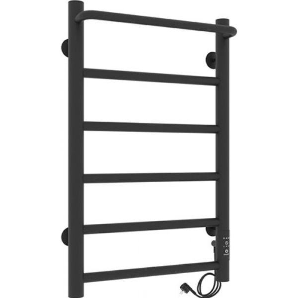 Полотенцесушитель LARIS Прайм ЧКЧ П6 400*600 черный матовый, левый 73207592