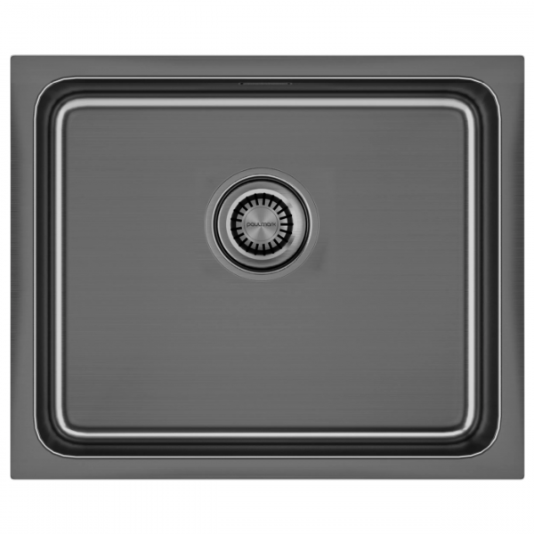 Мойка Paulmark VISTA 54 PM305444-GM вороненая сталь