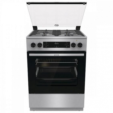 Плита комбинированная Gorenje GKS6C72XF нержавеющая сталь