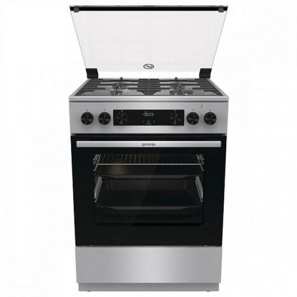 Плита комбинированная Gorenje GKS6C72XF нержавеющая сталь