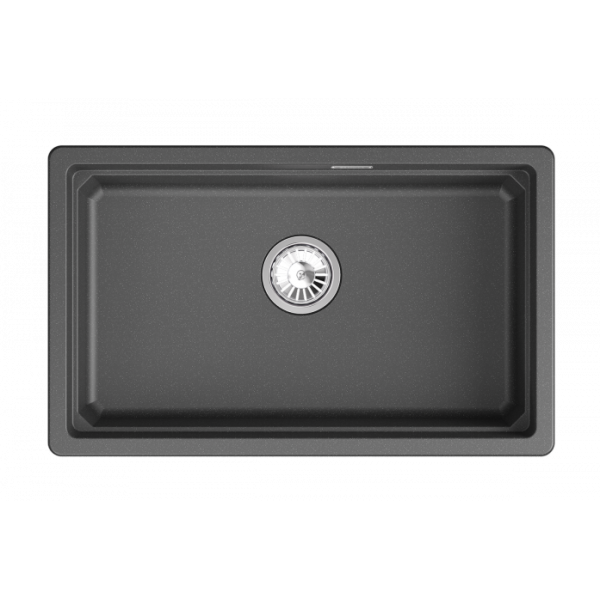Мойка для кухни Granula Kitchen Space Quarz 7303iU черный