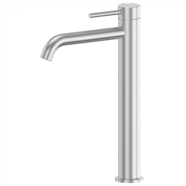 Смеситель для накладной раковины Abber Wasser Kreis 316 AF8111BST-L сталь брашированная