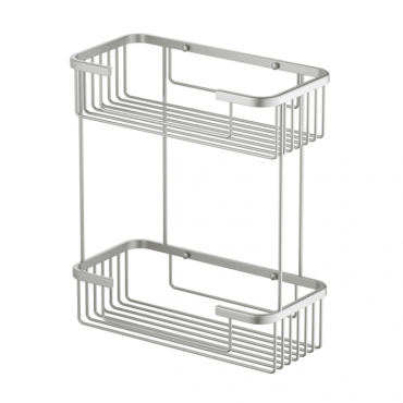 Полка двойная Timo Saona 13083/13 никель