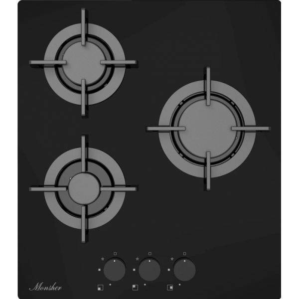 Газовая варочная панель Monsher MGG 44 Noir