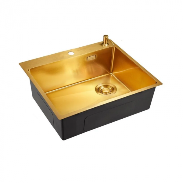 Кухонная мойка Emar 560(TOP) PVD Golden
