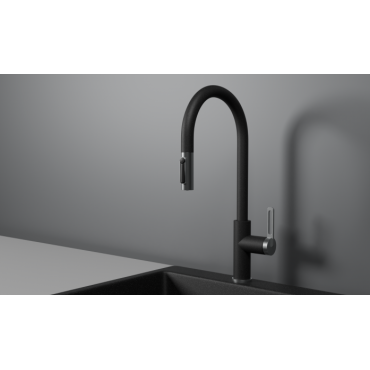 Смеситель для кухни Granula 8168 черный